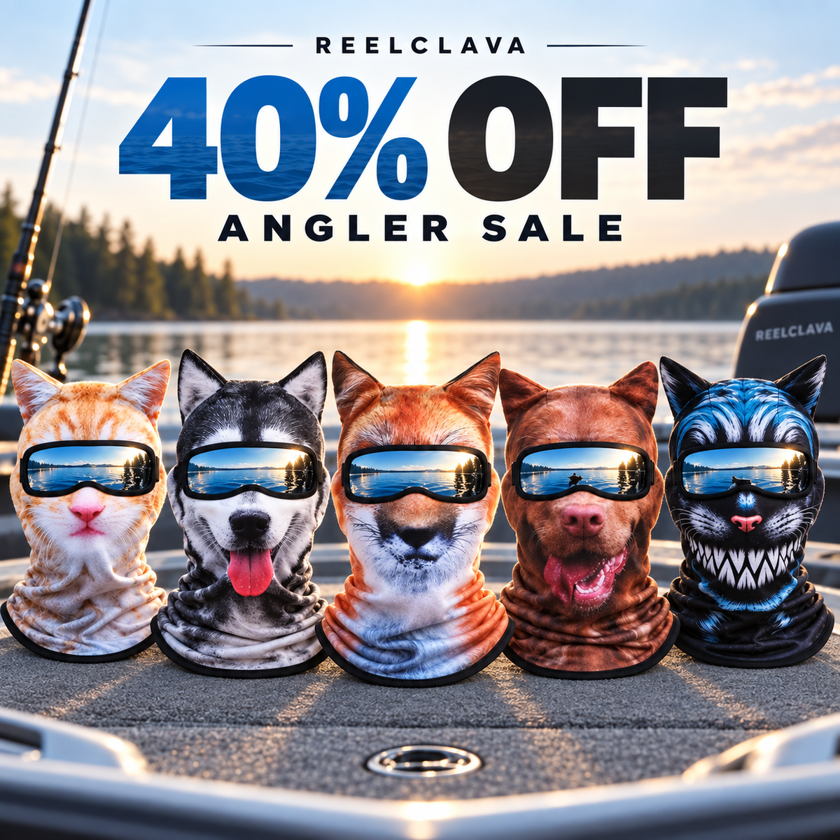 Reelclava™ Fishing Mask